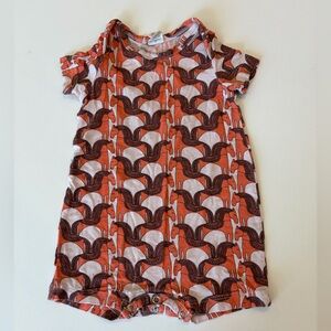 kate quinn Horse Print Baby Romper